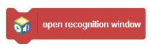 opne recognition window